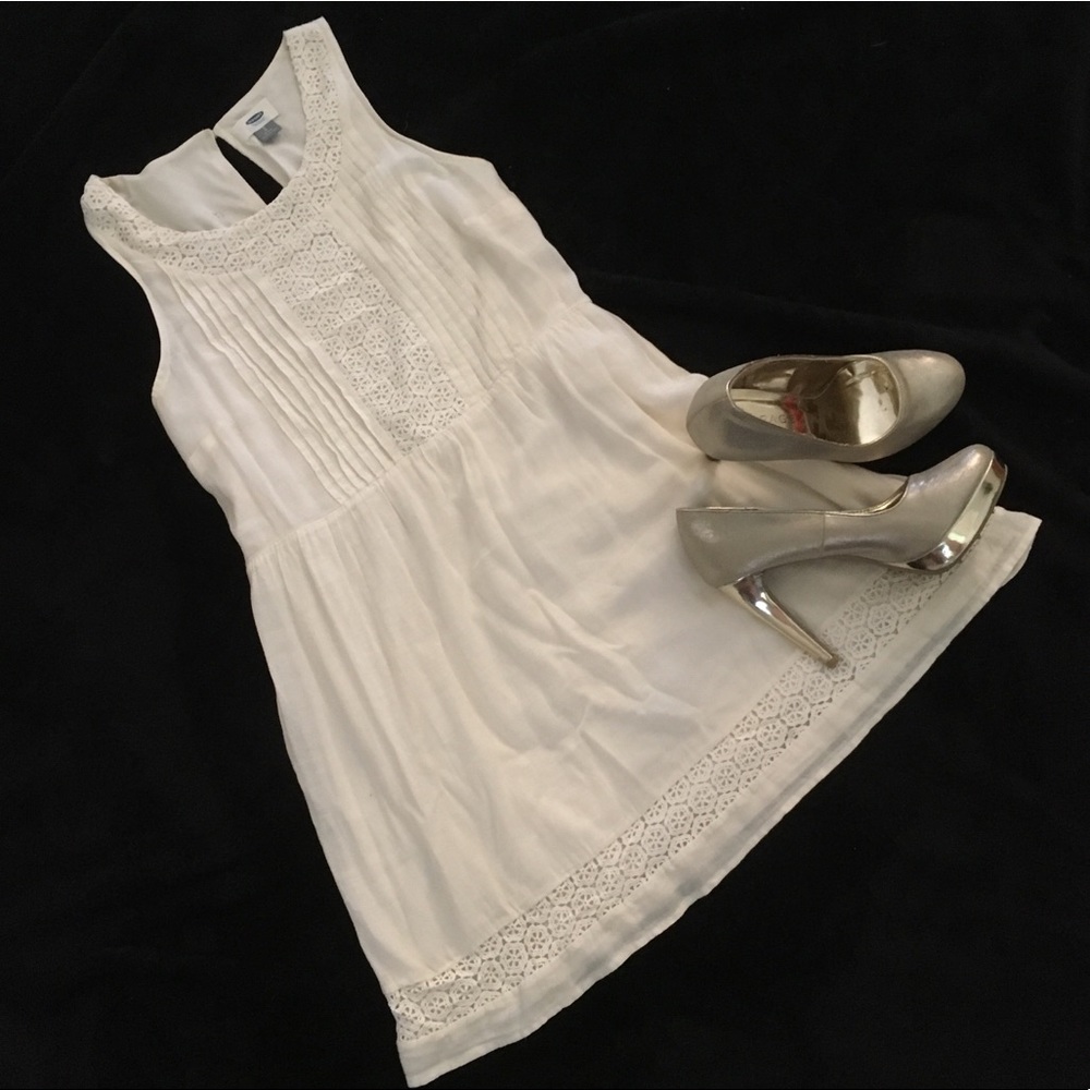 White Eyelet Lace Sundress